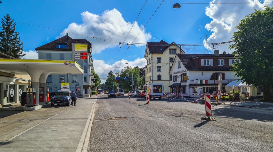 Deckbelagseinbau Rorschacher Strasse